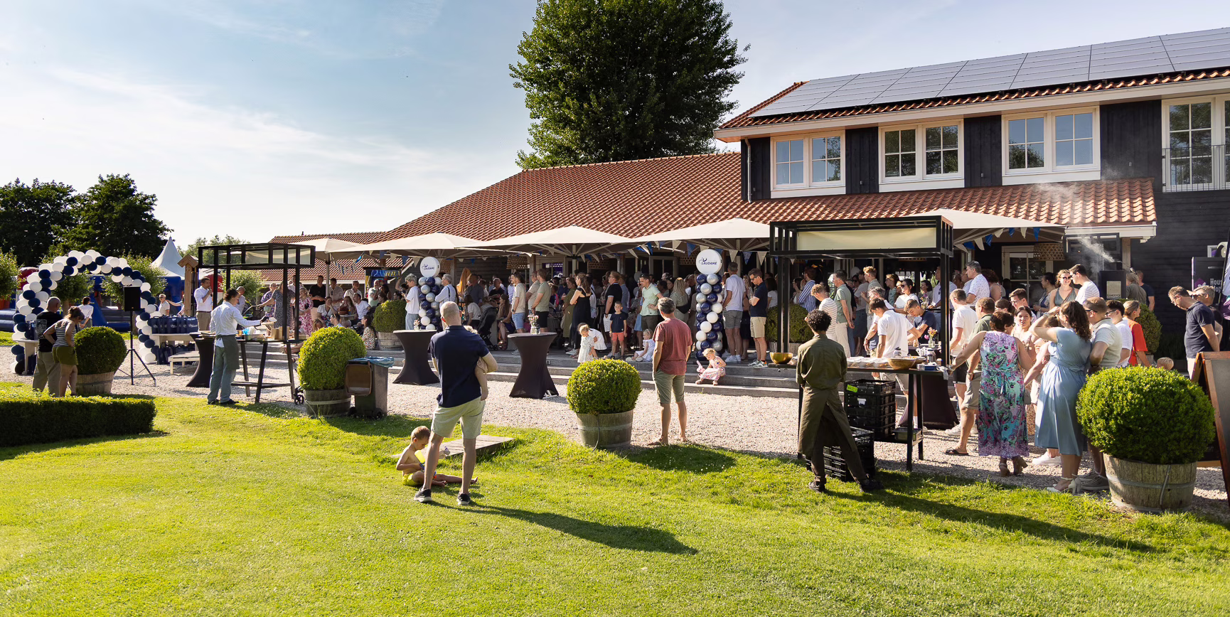 Zomer terras evenement